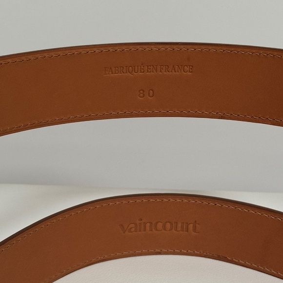 Vaincourt Paris La Délicieuse Leather Belt Waist 30\